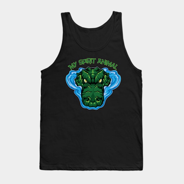 The Alligator is my Spirit Animal Tank Top by Designs by Darrin